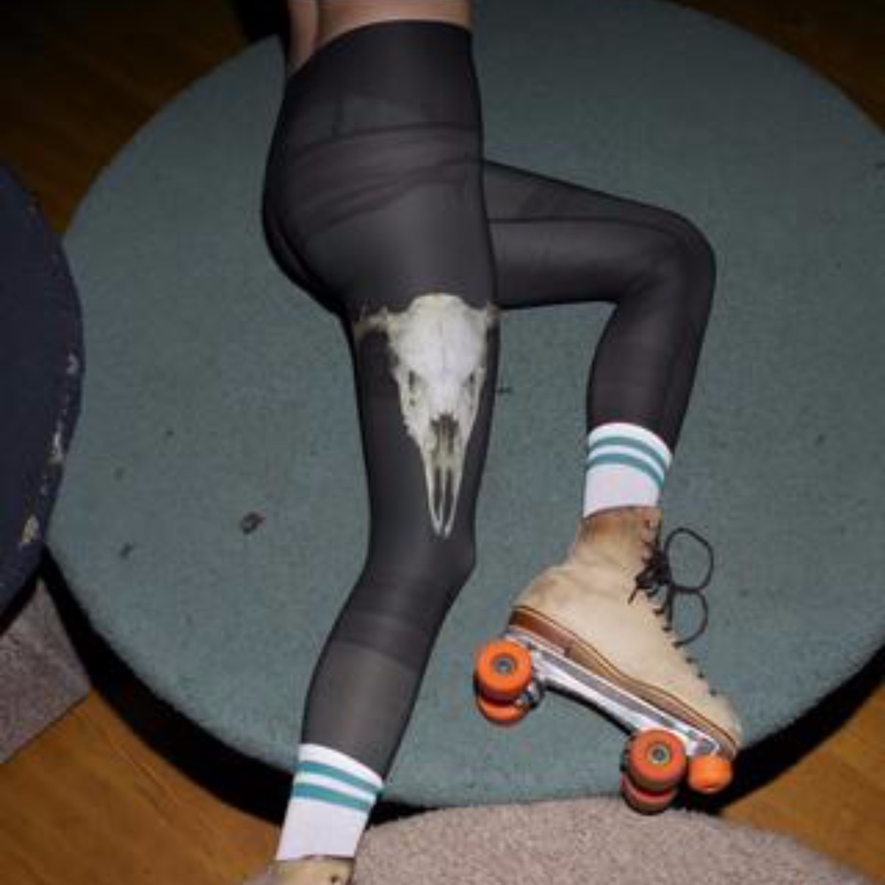 Teeki yoga pants,  deer medicine hot pants